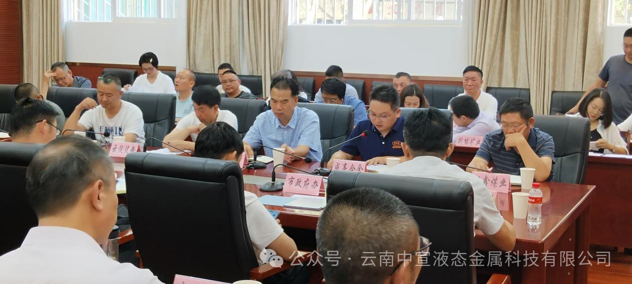 宣威市市委副書(shū)記、市長(zhǎng)許韶發(fā)一行到公司調(diào)研